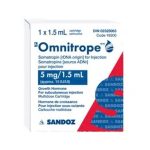 OMNITROPE - 15IU - 5 Vials